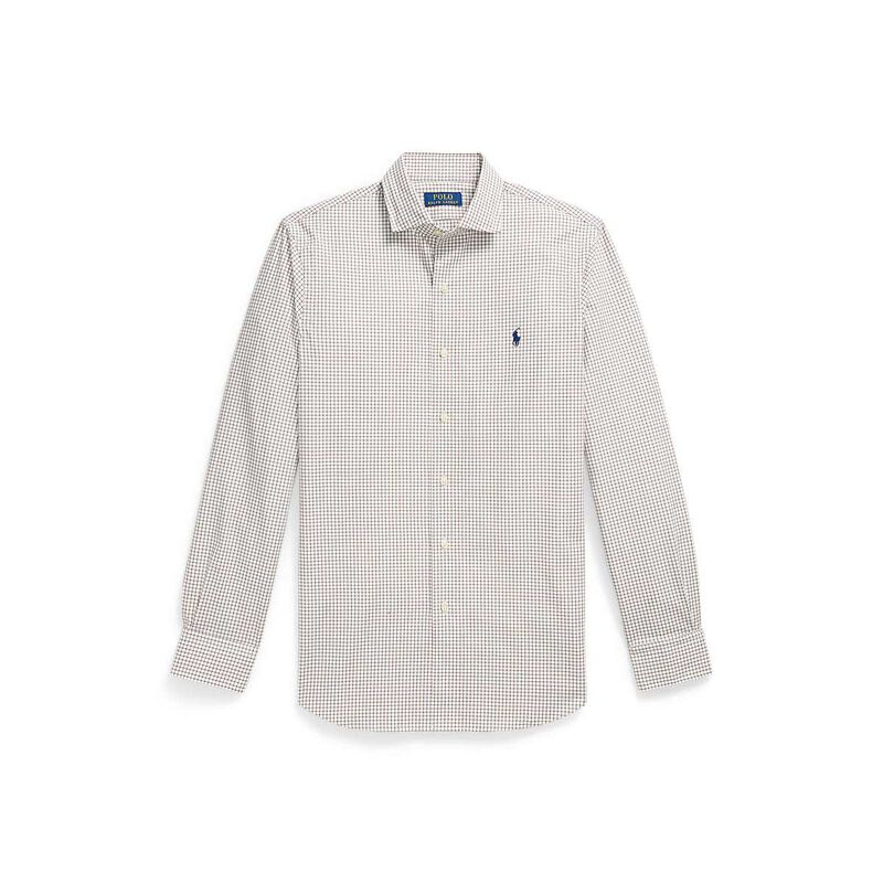 Polo Ralph Lauren Custom Fit Plaid Stretch Poplin Shirt image number 2